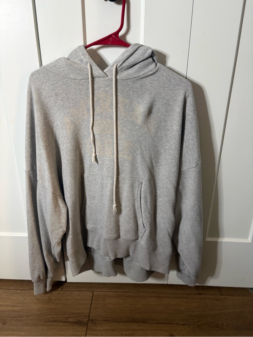 Women’s Lightweight Gray Hooded Sweatshirt